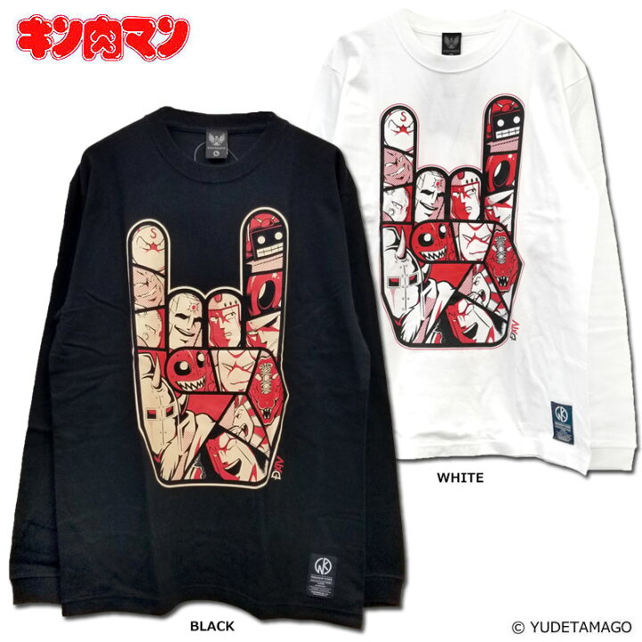 楽天市場 キン肉マン Demon 14 ロングスリーブtシャツ キン肉マン マッスルアパレル Kinnikuman Muscle Apparel Arktz Dba