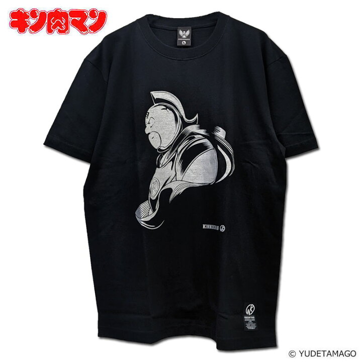 楽天市場 キン肉マン キン肉マンプロファイル Tシャツ ブラック シルバー 半袖tシャツ Kinnikuman Muscle Apparel キン肉マン マッスルアパレル Arktz Dba