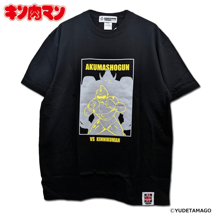 楽天市場】【キン肉マン】キン肉マンvs悪魔将軍Tシャツ［ブラック 