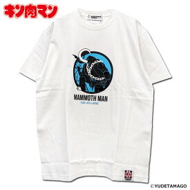 【キン肉マン】CRASH MAMMOTH MAN Tシャツ［ホワイト］/KINNIKUMAN TOHOKU