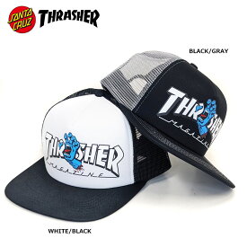 THRASHER(スラッシャー)/［SANTA CRUZxTHRASHER］SCREAMING LOGO MESH CAP/キャップ/帽子
