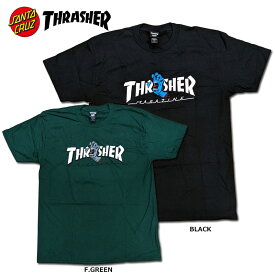 【SALE】THRASHER(スラッシャー)/［SANTA CRUZxTHRASHER］S/S TEE SCREAMING LOGO/半袖Tシャツ