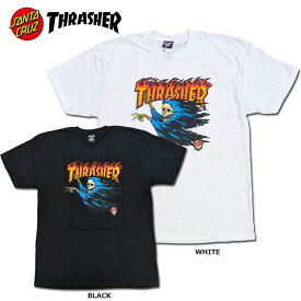 【SALE】THRASHER(スラッシャー)/［SANTA CRUZxTHRASHER］S/S TEE O'BRIEN REAPER/半袖Tシャツ
