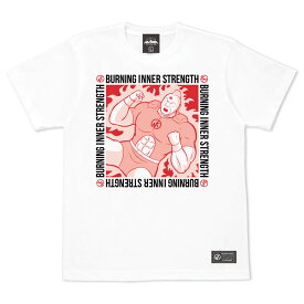 【キン肉マン】火事場のクソ力Tシャツ［ホワイト］/ KINNIKUMANIA COLLECTION/キン肉マニア・コレクション