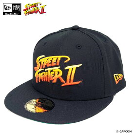 NEW ERA（ニューエラ）/59FIFTY STREET FIGHTER II ストリートファイターII タイトルロゴ［ブラック］/ベースボールキャップ