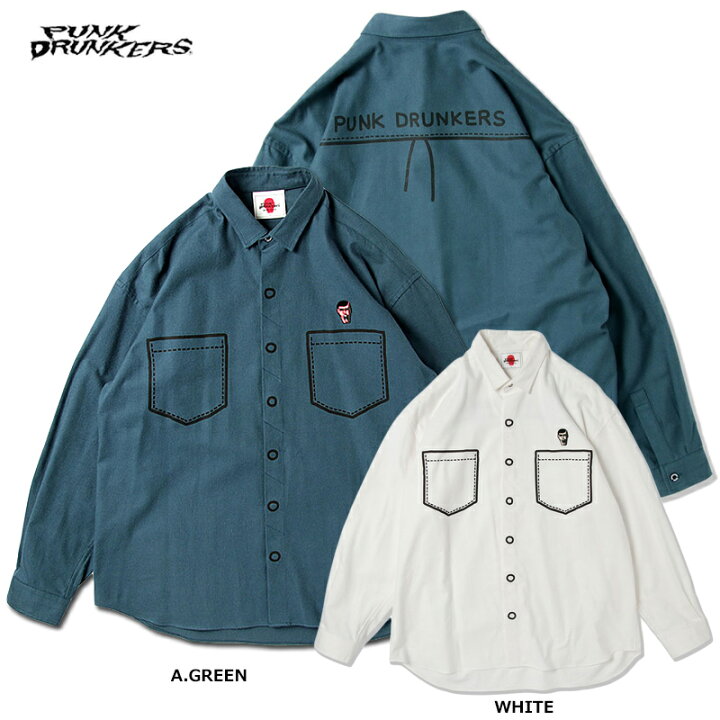 楽天市場】PUNK DRUNKERS(パンクドランカーズ)/ダミーシャツ : arktz＆DBA