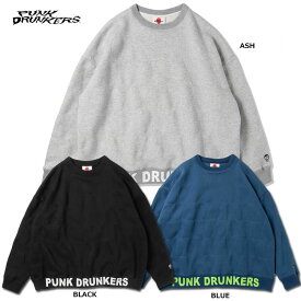【SALE】PUNK DRUNKERS(パンクドランカーズ)/あいつキルティングトレーナー