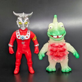 【アークティーズ限定】MAX TOY（マックストイ）/ウルトラマンレオ（赤蓄光）＆タイショー（蓄光）SET /円谷プロ/ミニソフビ怪獣倉庫シリーズ/ソフビ/フィギュア