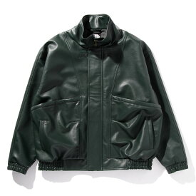 【SALE】PUNK DRUNKERS(パンクドランカーズ)/反区PUレザーJKT