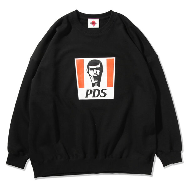 【SALE】PUNK DRUNKERS(パンクドランカーズ)/蝶ネクタイアイツBIGトレーナー