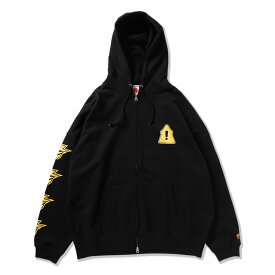 【SALE】PUNK DRUNKERS(パンクドランカーズ)/鮫人出没注意BIG.ZIPパーカ