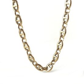 ネックレス メンズ レディース アンカー チェーンネックレス マリーナ ステンレス 金属アレルギー対応 ゴールド シルバー 金 銀 LUXSTAR 太め 太い 8mm 長さ 45cm アジャスター 5cm 最長50cm 18kコーティング ブランド つけっぱなし チェーンのみ 大ぶり ごつい 普段使い