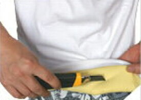 【防刃Tシャツ】 ホワイト ブレードランナー BR 切創耐性 切れない 防犯用品 護身用品 作業用 仕事用 ケブラー素材 護身術 男女兼用
