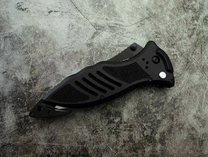 楽天市場】○○ ブラックホーク BH15M301BK CQD フォルダー 直刃 Large 
