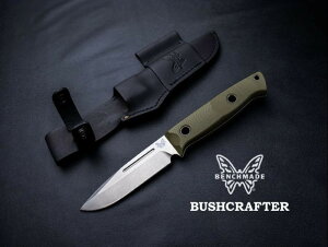 x`Ch 163-1 ubVNt^[ I[uhuO[ BENCHMADE BUSHCRAFTER ubVNtgiCt S30V G10