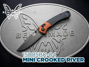 �x���`���C�h �~�j�N���b�N�h���o�[ �}�O�i�J�b�g 15085BK-04 BENCHMADE MINI CROOKED RIVER MAGNACUT
