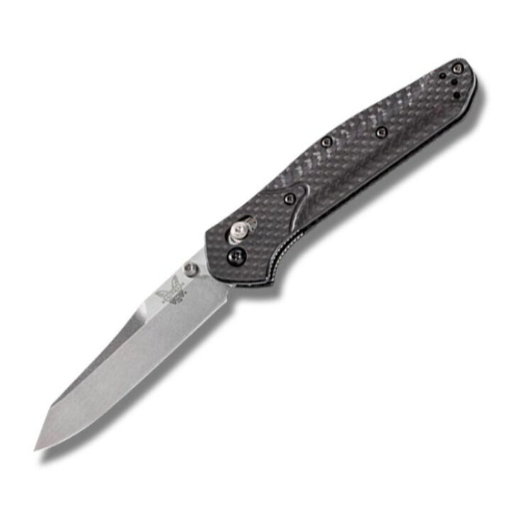 楽天市場】○○ ベンチメイド 940-1 オズボーン シルバー直刃/カーボン  