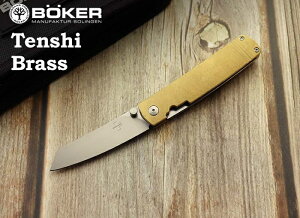 {[J[ vX 01BO328 eV uX 슰fUC ܂݃iCt,BOKER Plus Tenshi Brass Folding knifey{Kiz ~^[ AEghA Lv ToCo ToQ[