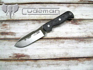 ●●クードマン CUD181Y ブッシュクラフト ナイフ バナジウム鋼/ブラウンジュートハンドル アウトドア,Cudeman BUSHCRAFT Knifeミリタリー アウトドア キャンプ サバイバル サバゲー