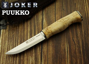  W[J[ CL127 vbR J[[o[` ubVNtgiCt,Joker PUUKKO Bushcraft knife CURLY BIRCH Handley{Kiz~^[ AEghA Lv ToCo ToQ[