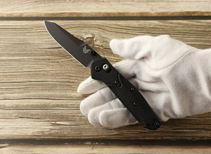 楽天市場】○○ ベンチメイド 945BK-1 ミニ オズボーン ブラック直刃  