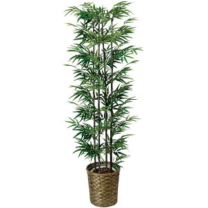 インテリア グリーン 開店祝い 造花 植物 観葉植物 インテリアグリーン 大きい フェイク 人工観葉植物 フェイクグリーン おしゃれ 光触媒 黒竹 リビング 大型 オフィス (幹/天然黒竹) 高さ160c