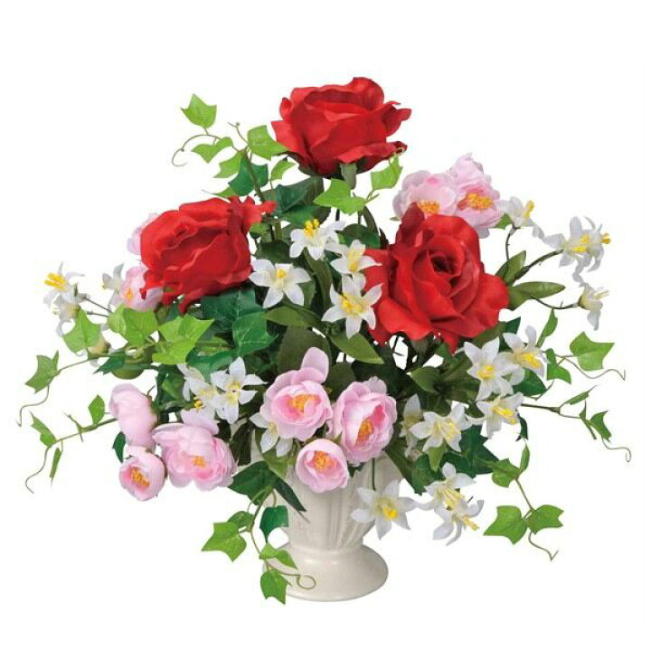 楽天市場 光触媒 花 バラ 造花 リビング 母の日 観葉植物 フラワー フラワーアレンジメント ローズ おしゃれ フラワーギフト 枯れない ディスプレイ 光触媒造花 ベルシアローズ アレンジメント 薔薇 アートフラワー 鉢 ばら インテリア 植物 人工観葉植物 贈り物 店舗 消