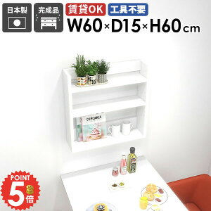 ウォールシェルフ ウォールラック ホワイト 吊り戸棚 賃貸 白 石膏ボード 薄型 ディスプレイラック 壁につける棚 本棚 トイレ 北欧 収納棚 ピン 壁掛けラック 吊戸棚 洗面所 壁かけ 飾り棚