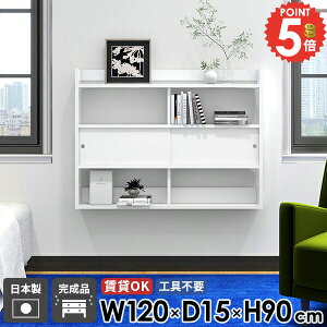 吊戸棚 ウォールラック 壁掛け棚 ウォールシェルフ 石膏ボード 吊り戸棚 ウォールキャビネット かわいい 洗面所 扉付き 薄型 賃貸 洗濯機 壁面収納 扉 本棚 トイレ棚 日本製 壁かけ 鏡面 簡