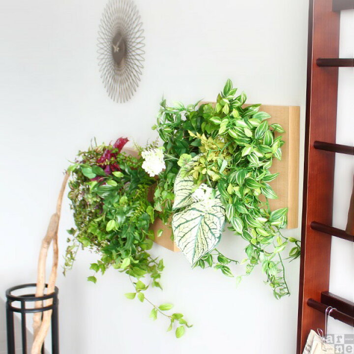 楽天市場 光触媒 観葉植物 フェイクグリーン ウォールグリーン 造花 壁掛け アレンジメント 消臭 人工観葉植物 おしゃれ インテリア 緑 トイレ 北欧 壁 フェイク グリーン プレゼント 玄関 飾り 壁面緑化 アートグリーン 壁面 インテリアグリーン パネル 人工植物