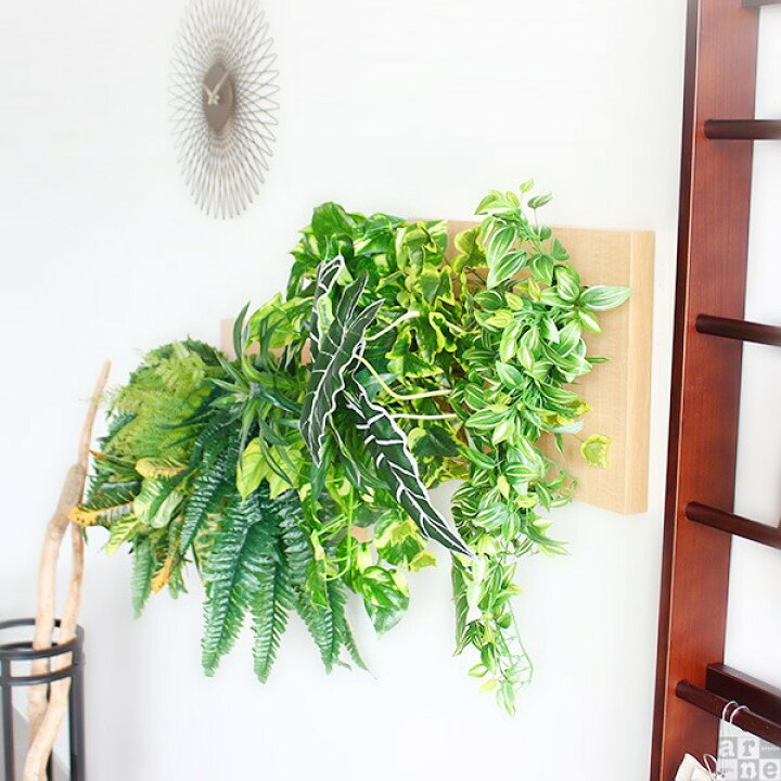 楽天市場】光触媒 観葉植物 フェイクグリーン 壁掛け 人工観葉植物  