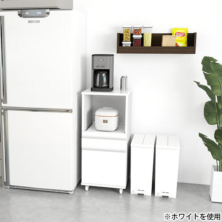 楽天市場】キッチンワゴン レンジ台 完成品 レンジラック 大型レンジ 