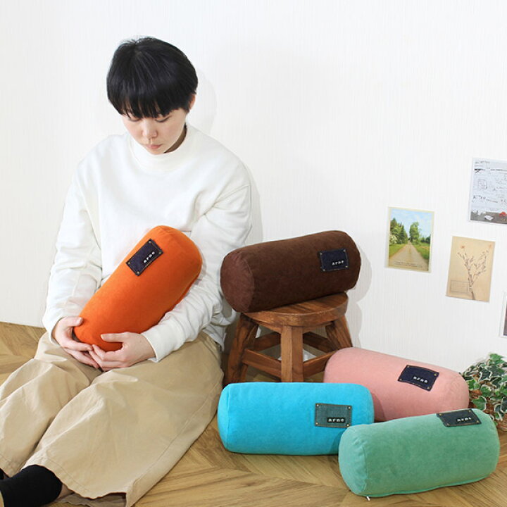 楽天市場】筒型 円柱 クッション 筒 腰 小さい 小さめ かわいい 韓国風  