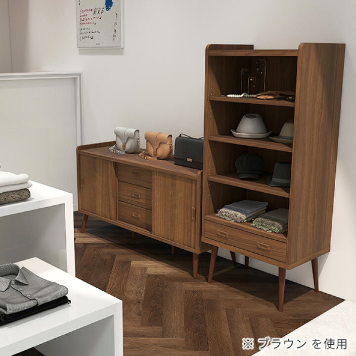 楽天市場】サイドボード キャビネット 北欧 完成品 おしゃれ リビング 