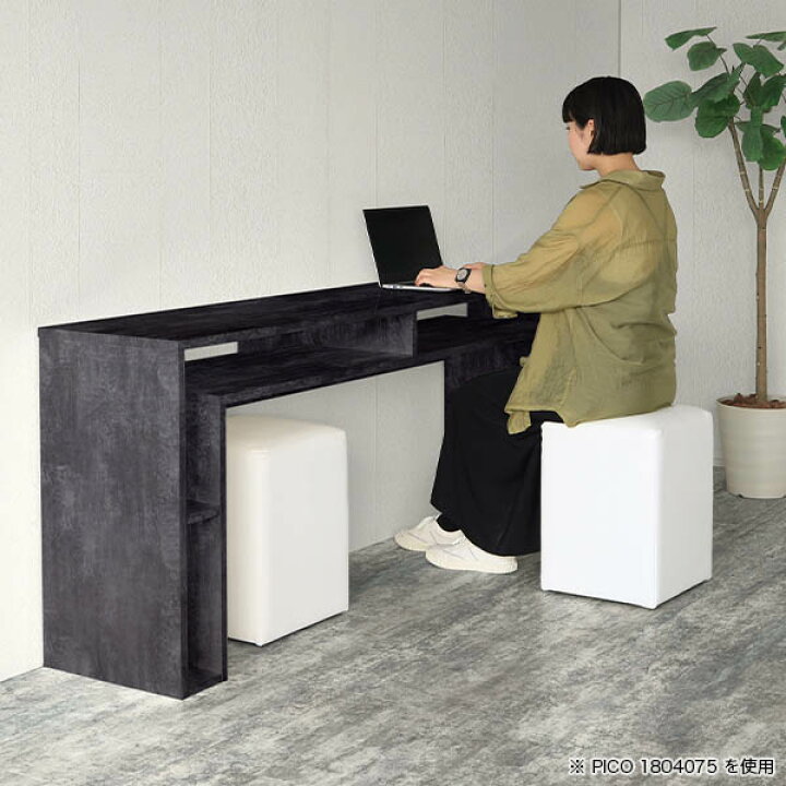 楽天市場】オフィスデスク 幅150cm パソコンデスク スリム 鏡面 PC 