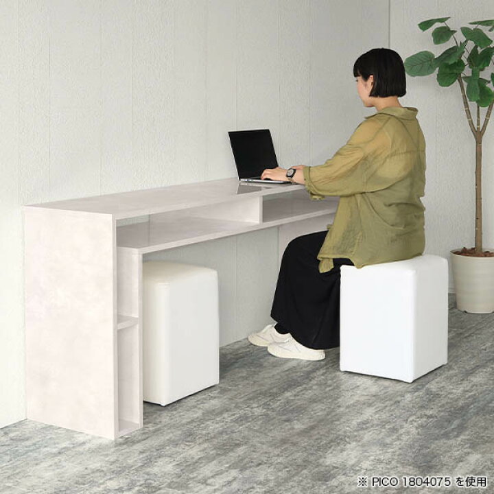 楽天市場】オフィスデスク 奥行25cm パソコンデスク 大理石調 勉強机 