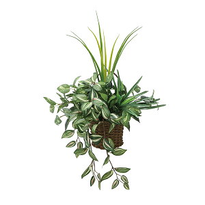 人工観葉植物 観葉植物 壁掛け フェイクグリーン 消臭 イミテーショングリーン 玄関 観葉 抗菌 防汚 造花 廊下 グリーン ナチュラルグラス 光触媒 植物 北欧 インテリアグリーン 人工植物 イ