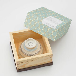 お茶碗柄かわいいおしゃれ北欧器茶碗磁器ごはん茶碗波佐見焼おちゃわんご飯茶碗御飯茶碗ちゃわんライスボウルライスボールカフェ風アジアン雑貨食器和食器洋食器ギフトプレゼント新生活キッチンモダン111154C103ニットライン青MASU入り碗