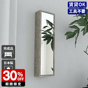 ウォールシェルフ 賃貸 石膏ボード 壁に付けられる家具 鏡 壁掛け 姿見 ミラーキャビネット おしゃれ リビング 収納 扉付き 棚 ミラー扉 収納棚 壁につける棚 高級感 玄関収納 洗面台 ウォー