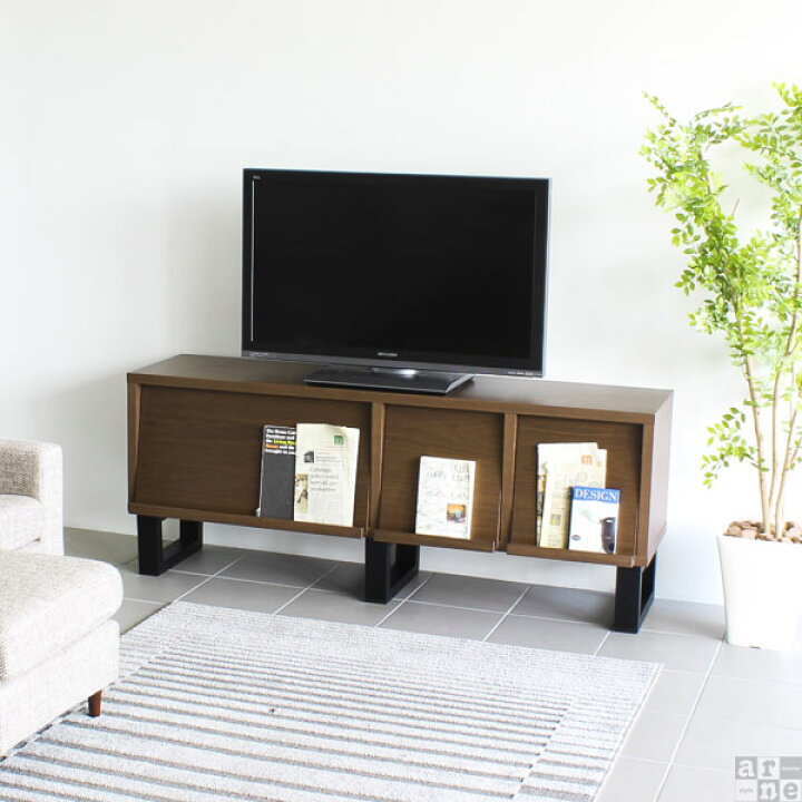 楽天市場】テレビ台 フラップ扉 TV台 収納多い 脚付き テレビボード 