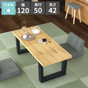 ローテーブル おしゃれ 四角 リビングテーブル センターテーブル 2人掛け 机 作業台 ロータイプ カフェテーブル 幅120cm 天然木突板 ソファーテーブル リビングデスク パソコンデスク 平机 日