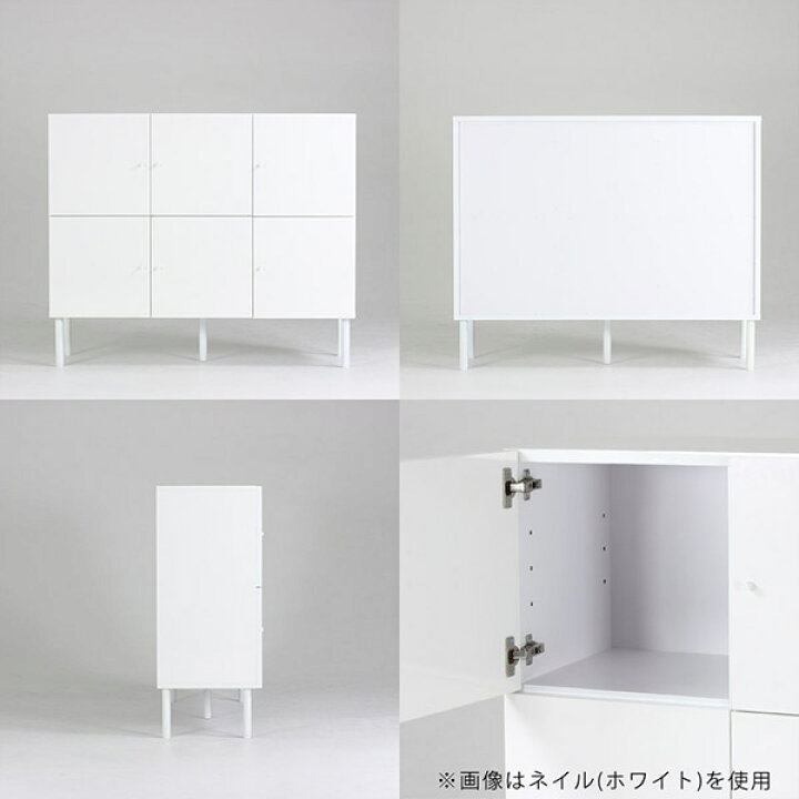 楽天市場】リビング キャビネット 光沢 白 リビングボード 完成品 北欧 