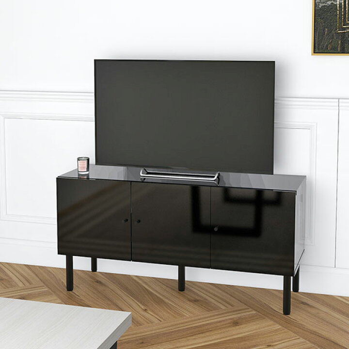 楽天市場】テレビ台 ローボード 120 おしゃれ 黒 テレビボード 