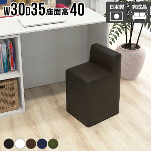 スツール ロースツール 背もたれあり ミニスツール 待合 椅子 チェア 一人暮らし 省スペース 1人掛け コンパクト スツールチェア ミニチェア 在宅ワーク おしゃれ リビング 座面高40cm 日本製
