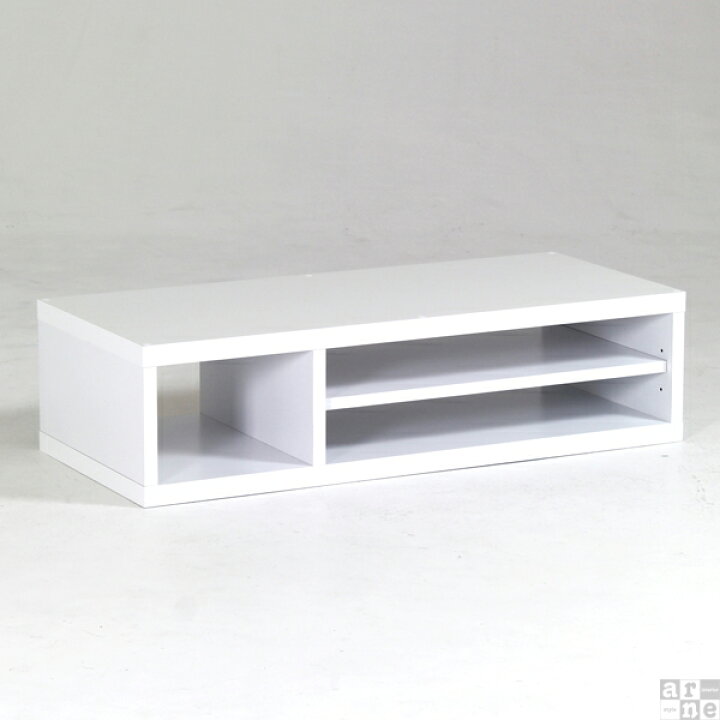 楽天市場】テレビ台 白 完成品 木製 ローボード 北欧 収納 棚 AVラック 