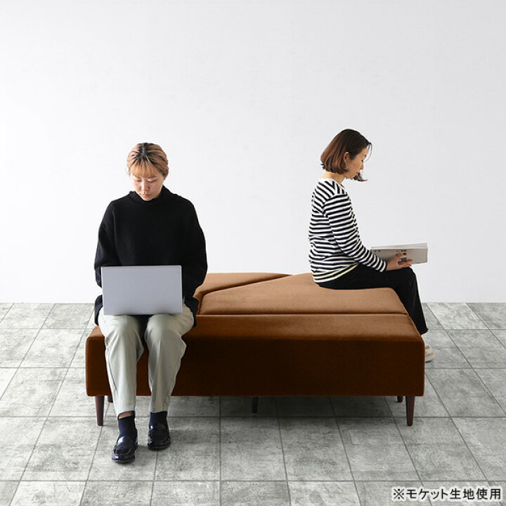 楽天市場】ソファ コーナーソファー L字型 レトロ ベンチソファー 