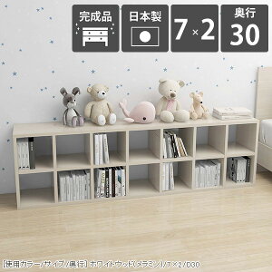 本棚 ロータイプ 完成品 約奥行き30cm ブックシェルフ ディスプレイ a4 コミックラック オープンラック 2段 低め カラーボックス 北欧 スリム マンガ 書類 2段ラック ホワイト 木目 鏡面 寝室