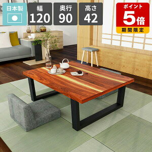 カフェテーブル ローテーブル 和室 ロータイプ おしゃれ センターテーブル 2人掛け 食事テーブル 幅120 天然木 リビングデスク ローデスク パソコンデスク 低い リビングダイニング 二人掛け