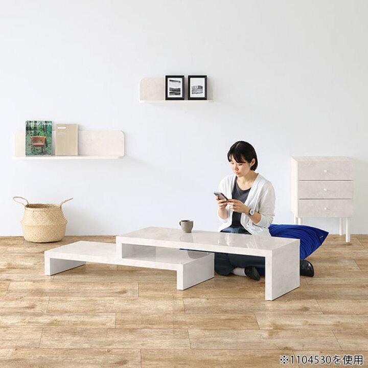 楽天市場】大理石柄 センターテーブル ローデスク テーブル カフェ 