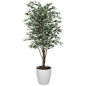 フェイクグリーン 人工観葉植物 光触媒 観葉植物 大型 インテリア 大きい 人工植物 ベンジャミンツリー斑入り 高さ180cm アートグリーン 光の楽園 人工樹木 造花 消臭 抗菌 防汚 ホルムアルデ